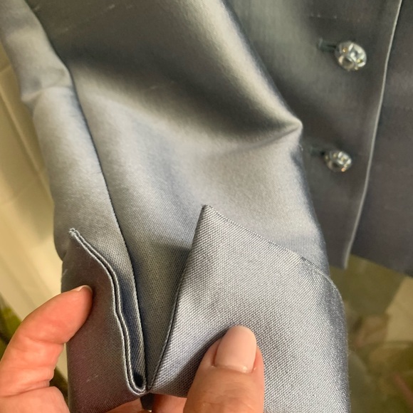 Rickie Freeman for Teri Jon wedding suit. Silk and wool. - Picture 4 of 8